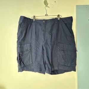 Gander Mountain Guide Series Dark Blue Cargo Shorts Relaxed Fit 42 Men's‎